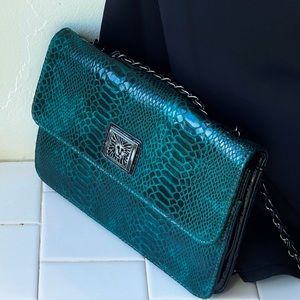 Anne Klein Lion logo shoulder bag